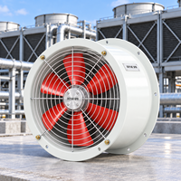 Ventilateur axial pour tour de refroidissement, ventilateur axial industriel 380V 0,25-2,2 kW pour les entrepreneurs en projets de refroidissement de processus