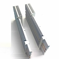 Radiateur de refroidissement OEM personnalisé en aluminium à ailettes, avec tube en cuivre extrudé, pour système de refroidissement