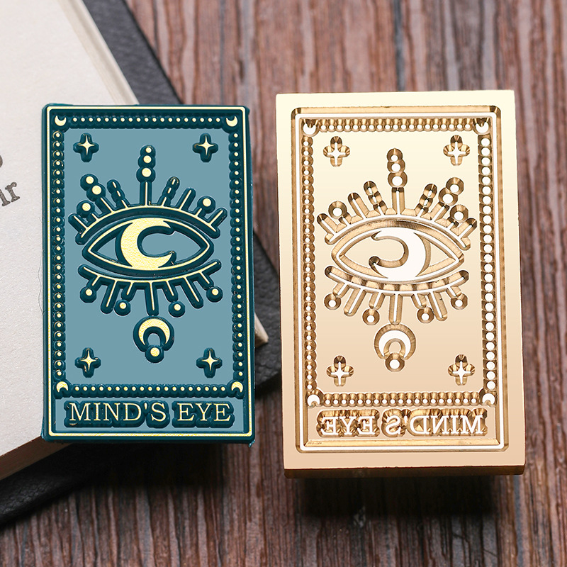 Oeil de l'Âme, Grand Rectangle, 4*2,5cm