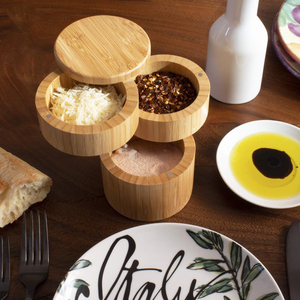 Caja de Almacenamiento de <span class=keywords><strong>Sal</strong></span> Cuadrada de Madera de Bambú Pintada Personalizable al por Mayor <span class=keywords><strong>con</strong></span> Tapas - Product Image 6