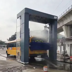 Shine wash R3 kommerzielle Hoch leistungs automatik 3 Bürsten Bus waschmaschine tragbare mobile LKW-Wäsche mit Wasser recycling system