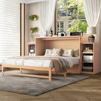 Lit Murphy pleine grandeur, mural et au sol, avec coussin. Livraison rapide. Expédition directe depuis l'entrepôt américain. Prise en charge du dropshipping.
