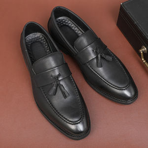 <b>Autumn</b> Dress Loafers Mens Business Formal Anti Slip Glossy Work Casual Plus Size Shoes Casual Party Shoes Luxury Business Shoes - Product Image 5