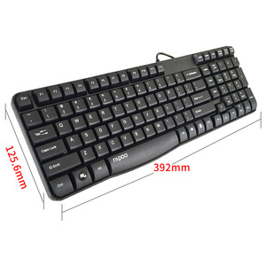 <span class=keywords><strong>Clavier</strong></span> filaire <span class=keywords><strong>Rapoo</strong></span> K130 pour les affaires et les jeux - Product Image 3