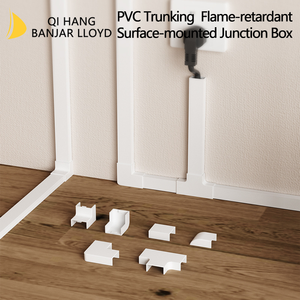 รางเคเบิลพีวีซีกันน้ำสีขาวคุณภาพสูง ปรับแต่งได้ รางสายไฟและท่อร้อยสายพลาสติก รางเคเบิลพีวีซี - Product Image 4