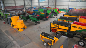 เครื่องซักทองแบบมีแผ่นและกล่องทองทราย - Product Image 4