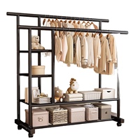 Nouveau séchoir à linge sur pied en fer extra épais, grande capacité, style minimaliste, pour usage domestique et extérieur