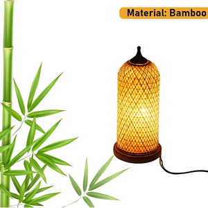 Lámpara Colgante de Bambú Natural |   Lámpara de Techo Ecológica Hecha a Mano de Primera Calidad - Product Image 5