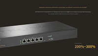 TP-Link Routeur VPN d'entreprise à haut débit TL-ER3200G CPU double cœur Mémoire DDRIII 512 Mo Instruments électriques Gigabit sécurisés