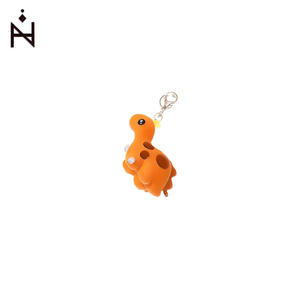 Portachiavi con Diamanti a Forma di Dinosauro 9x17cm, Ciondolo Charm alla Moda - Product Image 1