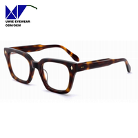 Monture de prescription carrée en acétate sur mesure OEM, taille 49-22-145, vision haute définition pour adultes unisexes, service d'échantillons rapide