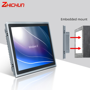 12-inch bạc/đen công nghiệp bảng điều chỉnh núi <span class=keywords><strong>Tablet</strong></span> <span class=keywords><strong>PC</strong></span> Win10 <span class=keywords><strong>Android</strong></span> RAM SSD 500 gam Wall Mount màn hình cảm ứng Wifi New Bảng điều chỉnh Wifi - Product Image 1