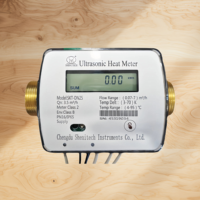 Compteur de chaleur ultrasonique à bride anti-interférence DN25 pour usine et atelier, débitmètre d'eau froide et de chauffage, acceptation des commandes OEM et personnalisées