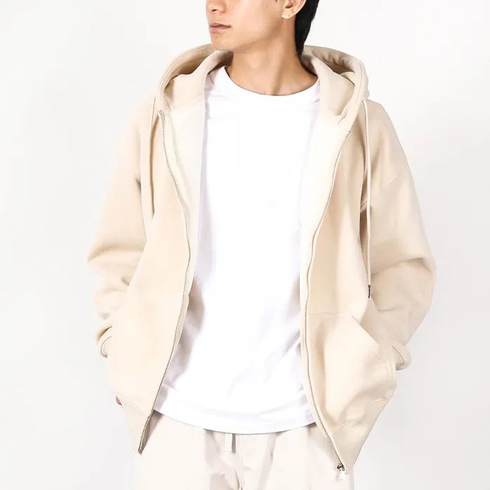 Venta al por mayor de lujo personalizado de los hombres 100% algodón Sudadera con capucha de gran tamaño de peso pesado