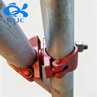 Raccord d'angle droit forgé robuste pour échafaudage, pince de fixation croisée pour tuyau d'échafaudage 48 mm, raccords de construction pour échafaudage