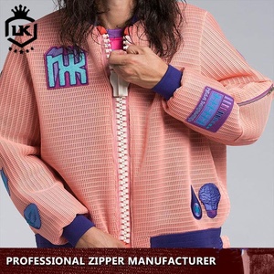 Lanke răng lớn chất lượng cao Kích thước 20 và 30 vàng khổng lồ khổng lồ răng lớn Zip <span class=keywords><strong>Tape</strong></span> cuộn dây kéo nhựa cho túi quần áo - Product Image 6