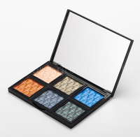 Rouge à lèvres mat marque privée Palette de maquillage imperméable à l'eau Matte and Shimmers Palette de fard à paupières imperméable longue durée