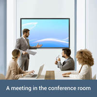 Tableau blanc interactif 86 pouces, écran LCD LED tout-en-un pour conférence, affichage 4K UHD avec fonction tactile infrarouge