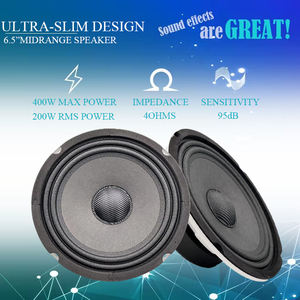 1 Paire de Haut-parleurs de Portière Slim 6,5 Pouces à Haut <span class=keywords><strong>SPL</strong></span> 400W, Nouveauté, pour Système Audio Stéréo de Voiture ou de Camion (2 PIÈCES) - Product Image 2