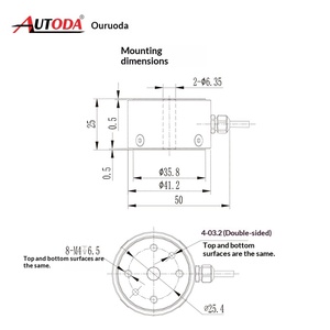 جهاز استشعار عزم الدوران الثابت عالي الدقة Ouluda AT8705 من سبائك الألومنيوم لاختبار قوة الشد وقوة الدوران وقوة الدفع الإيجابية والعكسية - Product Image 5