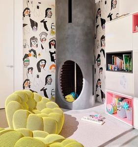 Divano letto modulare minimalista in tessuto convertibile componibile in stile contemporaneo Design Loft ufficio mobili da salotto commerciali - Product Image 5