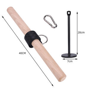 Barre de traction en bois de hêtre, 0 kg, entraîneur d'avant-bras, curl, renforcement des bras, équipement de musculation à domicile, exercices pour les muscles des bras - Product Image 6