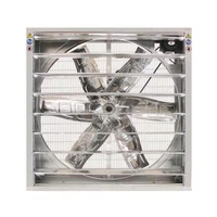 Système de ventilation pour élevages avicoles LONGWELL, ventilateur d'évacuation mural pour serres industrielles, ventilateurs axiaux de 48 pouces, 50 pouces, 60 pouces