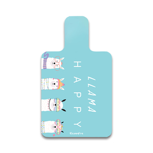 Rosa Animal <span class=keywords><strong>de</strong></span> dibujos animados Lama Alpacos OEM/ODM venta al por mayor Ejercicios personalizados cubierta antideslizante Pilates Sticky Reformer Tower Mat - Product Image 2
