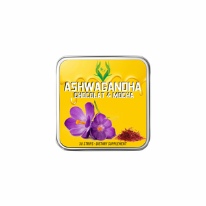 Nuevo Ashwagandha en Tiras Orales de Alta Calidad con Ácido Gamma-Aminobutírico para Promover la Calma y la Relajación - Product Image 1
