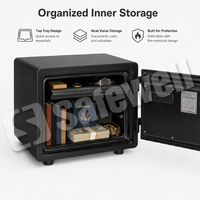 Caja Fuerte de Acero Resistente al Fuego Safewell con Bandeja Superior Integrada, Gabinete de Seguridad a Prueba de Fuego para Almacenamiento de Documentos, Dinero en Efectivo, Joyas y Objetos de Valor