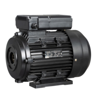 Moteur asynchrone à condensateur monophasé haute efficacité série SHNISON, boîtier en aluminium, étanche, IE2, 220V, 2KW, à bride