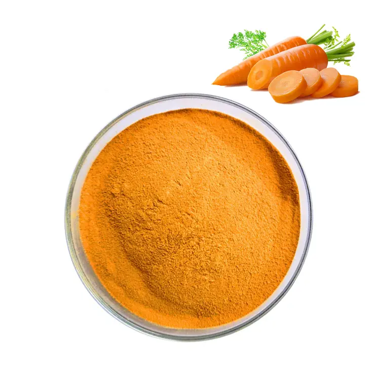 Estratto di carota in polvere di succo di carota naturale puro al 100% all'ingrosso