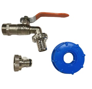 Adaptateur IBC S60X6 vers Robinet de Jardin en Laiton à Filetage Grossier avec Raccord de Tuyau 1/2" pour Entrée d'Huile et d'Eau 1/2 Robinet de Jardin - Product Image 2