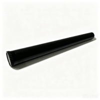 Tube conique en plastique rigide PS avec couvercle à pression 84mm 112mm Couleur unie pour le stockage de petits objets en extérieur