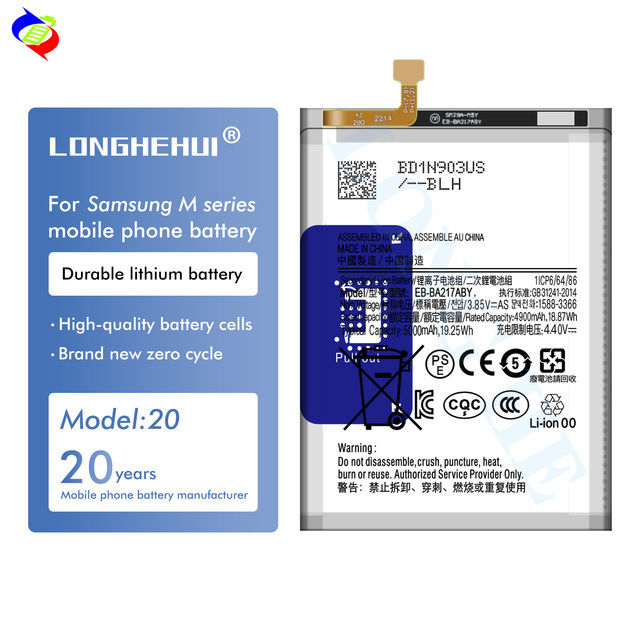 Factory Price Original Mobile Phone Battery for samsung EB-BA136ABY EB-BA217ABY EB-BA426ABY EB-BA505ABU EB-BA606ABU EB-BA750ABU