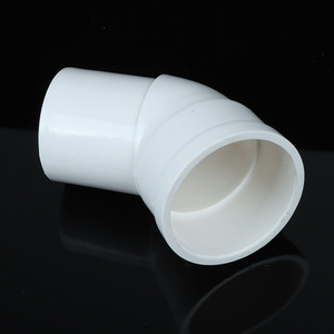 Bề mặt nhẵn <span class=keywords><strong>PVC</strong></span> đóng đinh phụ kiện đường ống với 45 Độ uốn cong chèn khuỷu tay thẳng trong 45 độ đúc kỹ thuật - Product Image 3