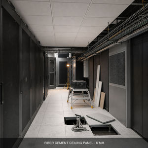 Pannello per Soffitto in Fibrocemento da 6mm per Centri Dati e Sale Server, Senza Amianto, Pannello Fisso a Secco per Soffitti di Progetto - Product Image 1