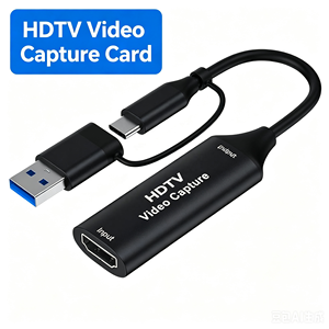 USB 2.0 Type-C Dual Interface 4K 1080P 30Hz HDTV to USB-A/USB-C Video <strong>Capture</strong> Card for Laptop Live Stream - Product Image 1
