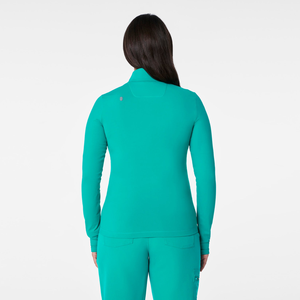 Giacca <span class=keywords><strong>Medica</strong></span> da Infermiera Personalizzata da Donna, Slim Fit, Sportiva, con Zip Intera, Traspirante, Taglia <span class=keywords><strong>XL</strong></span> - Product Image 5