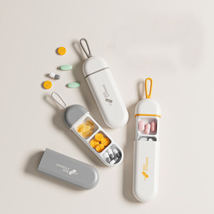 Mini portapillole portatile da viaggio impermeabile <span class=keywords><strong>contenitore</strong></span> porta Dispenser <span class=keywords><strong>per</strong></span> <span class=keywords><strong>medicinali</strong></span>, olio di finitura vitaminica - Product Image 3