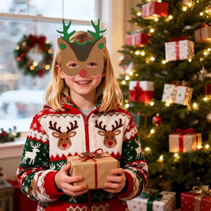 Wholesale EVA Foam Animal Cartoon <strong>Mask</strong>, Cute Design for Christmas Halloween Birthday Family Party Supplies - Product Image 4