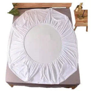 Anti Dust Mite Fully Enclosed terry fabric waterproof mattress encasement for home/hotel/hospital