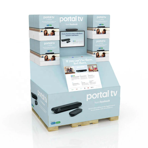 Présentoirs de sol en carton écologique personnalisés, présentoirs PDQ, présentoirs de palettes, présentoirs de palettes complètes pour supermarchés, commerces de détail et clubs - Product Image 1