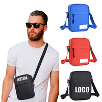 OEM/ODM Schwarze Kleine Umhängetasche für Damen & Herren Polyester Wasserdicht Anpassbare Größe Schultertasche