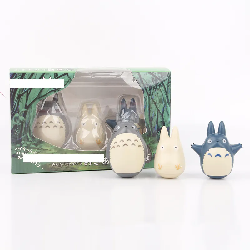 Anime klasik Jepang My Neighbor Totoro 5 buah/set lucu mengumpulkan mainan anak-anak Anime figur PVC untuk mobil dan dekorasi kamar