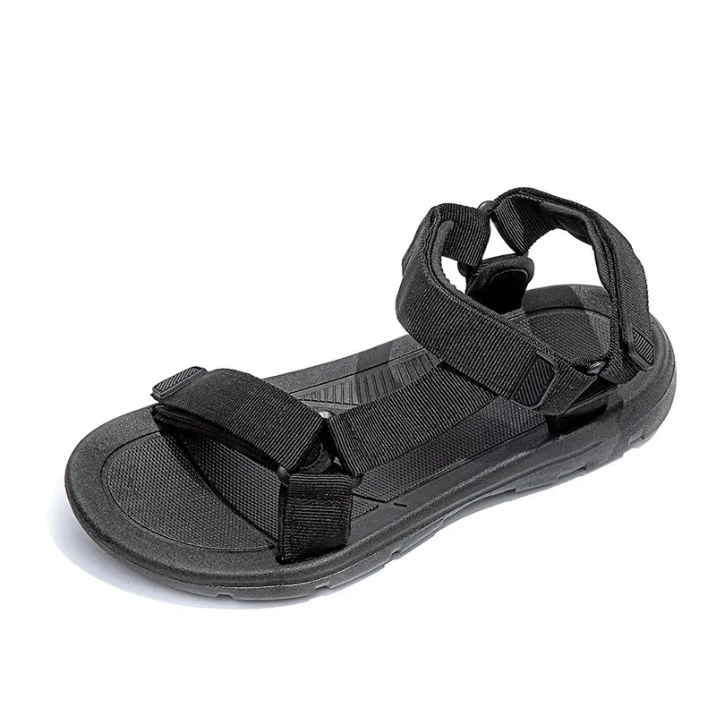 New Sandals Men Summer Outdoor Sports Light Shoe Non-slip Wading Beach Shoes Seaside Soft Soled Sandal Cotton PVC Tape