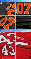 Maillot de basketball personnalisable unisexe à col en V, respirant, à manches courtes, avec impression numérique couleur sur maille, livraison rapide, haute qualité