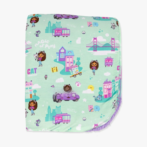 定制儿童竹子双面毛毯竹子印花实心羊毛，适用于寒冷的冬季OEKO-TEX认证 - Product Image 4