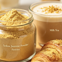 Poudre de jasmin instantanée, arôme floral premium pour smoothie, latte, complément alimentaire