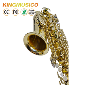 Gold Lacquer Eb Alto Saxophone, <strong>Classic</strong> Brass Body with Shell Inlay Keys, Smooth Response <strong>Sax</strong> for Students &amp; Bands OEM Wholesale - Product Image 5